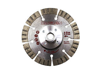 Диск алмазний відрізний з гайкою (TWS) KingLion 125 мм
