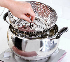 Вставка-пароварка для каструлі A-Plus Пелюстки 30 см, фото 2