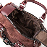 Червона жіноча сумка Алекс Рей. Жіночий портфель Alex Rai. Відмінна якість. СЛ9, фото 6