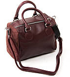 Червона жіноча сумка Алекс Рей. Жіночий портфель Alex Rai. Відмінна якість. СЛ9, фото 4