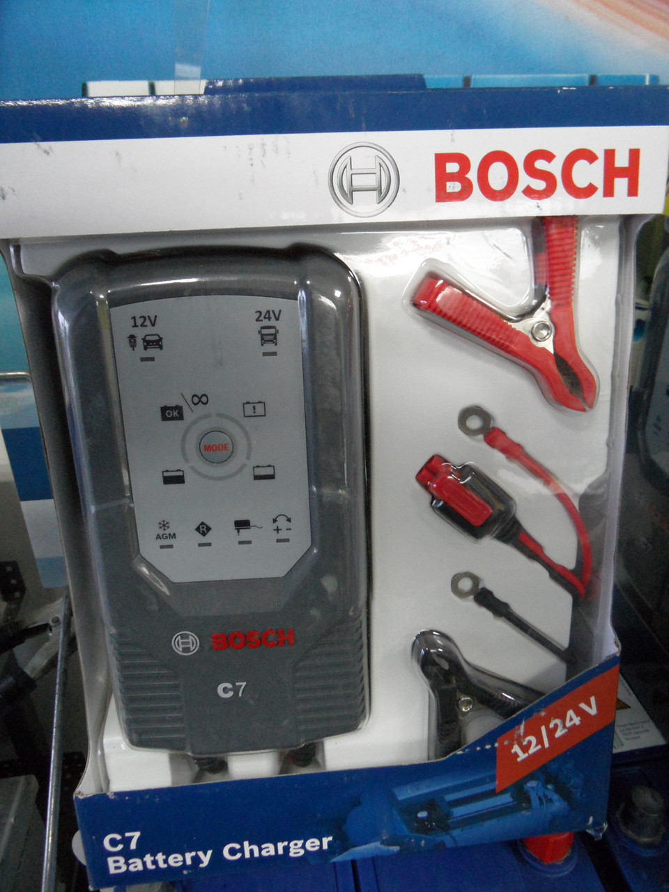 Зарядний пристрій Bosch C7, 018999907M 12В, 24В, 0 189 999 07M (ID