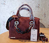 Червона жіноча сумка Алекс Рей. Жіночий портфель Alex Rai. Відмінна якість. СЛ9, фото 5