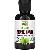 Жидкий подсластитель архат NOW Foods "Organic Monk Fruit" органический (59 мл)
