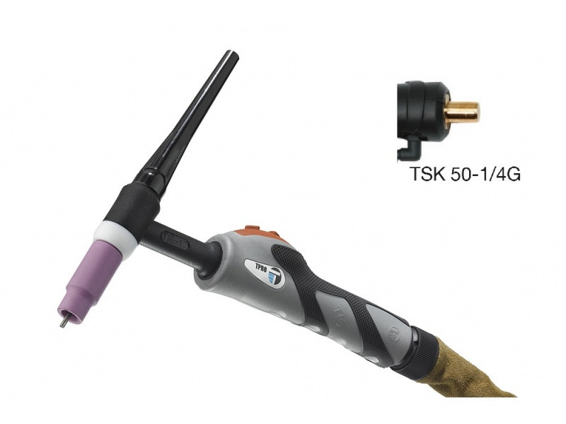 Зварювальний пальник TPRO 17 4M TSK50 1/4G DUAL з повітряним охолодженням Trafimet, фото 1