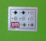 Пластикова модель 1/72 UM 256 Важкий піхотний броневагон S.Sp., фото 3