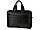 Ділова сумка-портфель чоловіча шкіряна для ноутбука і документів чорна Tiding Bag, фото 4