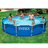 Бассейн каркасный Intex 28210 Metal Frame Pool (366-76см, объем 6503 л.)