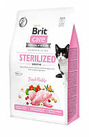 Brit Care Cat Grain Free Sterilized Sensitive беззерновой корм для чутливих стерилізованих кішок