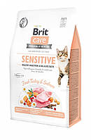 Brit Care Cat Grain Free Sensitive Healthy Digestion & Delicate беззерновой корм для вибагливих кішок