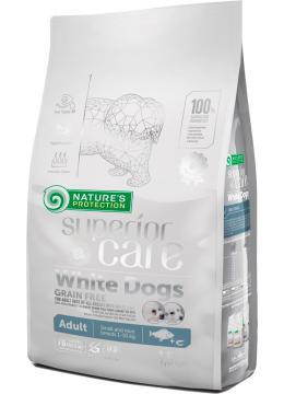 Nature's Protection White Dogs Grain Free Adult Small беззерновой корм для білих собак, 10 кг