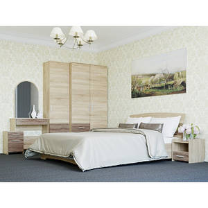 Модульна спальня Бриз Еверест Дуб Сонома + Трюфель