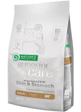 Nature's Protection Superior Sensitive Skin Care&Stomach Adult Small корм для чутливих собак, 1.5 кг