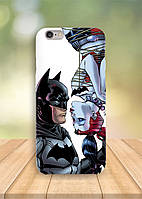 Чехол на iPhone 6S Бэтмен Харли Квин