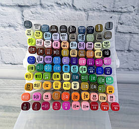 Скетч маркер для малювання, двосторонній ЦІНА ЗА 1 ШТ. АН-РМ516-100 111871