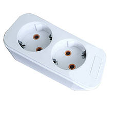 Колодка 2 гнізда з заземленням Lynx Ny95000265