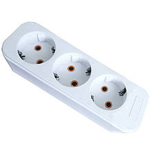 Колодка 3 гнізда з заземленням Lynx Ny95000266