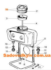 Для обприскувача Oleo-Mac MB 80 (0000)