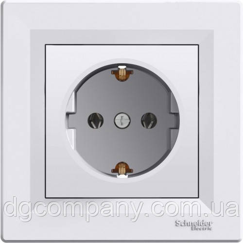 Розетка Schneider Asfora біла EPH3000121, фото 1