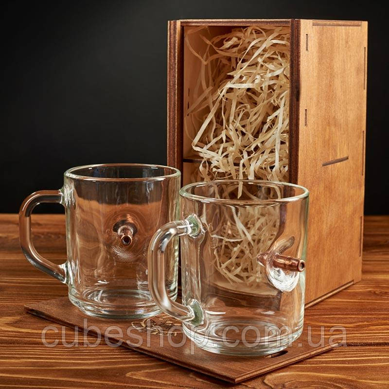 Набір 2-х чашок з кулею 7.62 мм (200 мл)