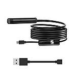 Ендоскоп, usb камера ендоскоп, камера-бороскоп, камера-зонд, довжина проводу 1м, фото 4