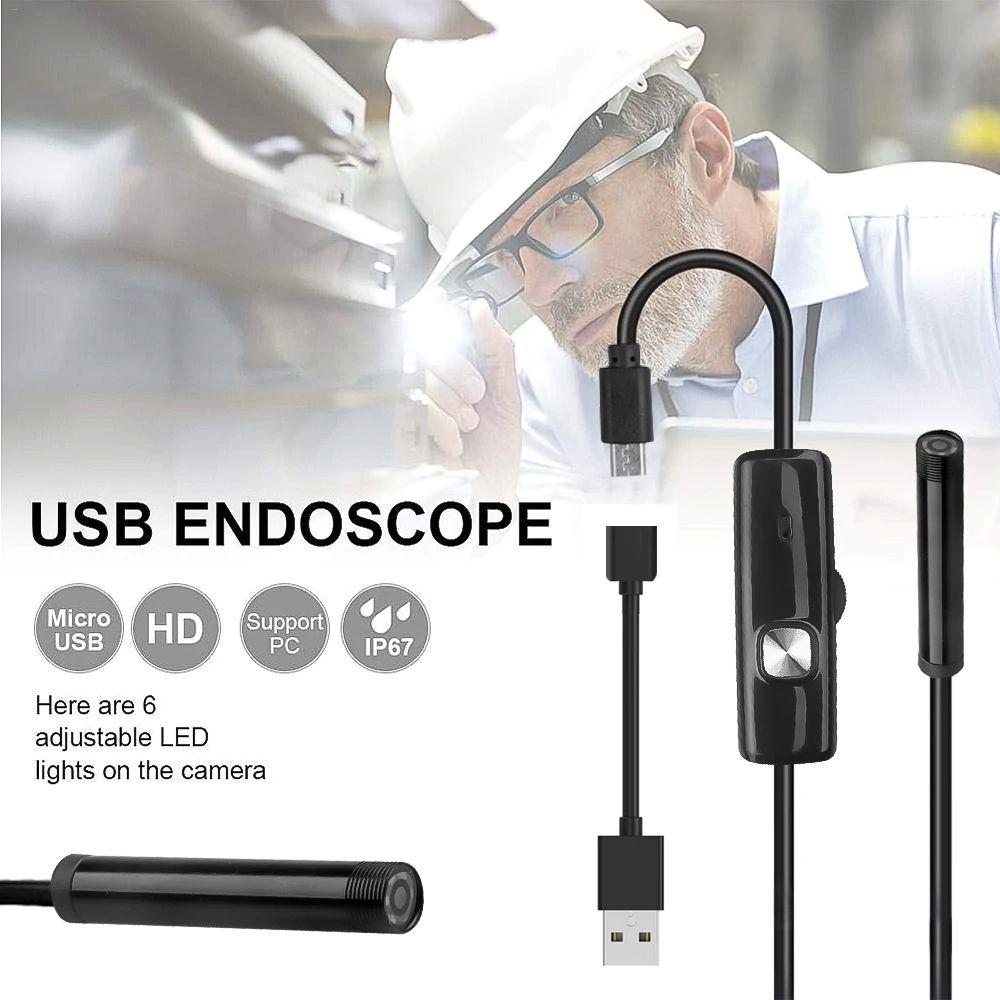 Ендоскоп, usb камера ендоскоп, камера-бороскоп, камера-зонд, довжина проводу 1м