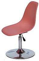 Стілець крутиться зі спинкою на млинці Nik CH-BASE коричневий 92, Charles and Ray Eames, фото 4