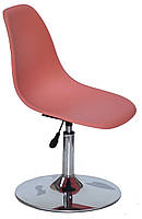 Стілець крутиться зі спинкою на млинці Nik CH-BASE коричневий 92, Charles and Ray Eames, фото 5