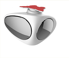 Дзеркало заднього огляду, подвійне, для видимості сліпої зони AIWA 360 градусів правий 00775
