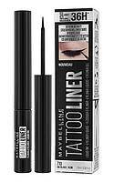 Подводка лайнер для глаз жидкая MAYBELLINE New York Tatoo 710 Lnk Black Noir 2,5мл