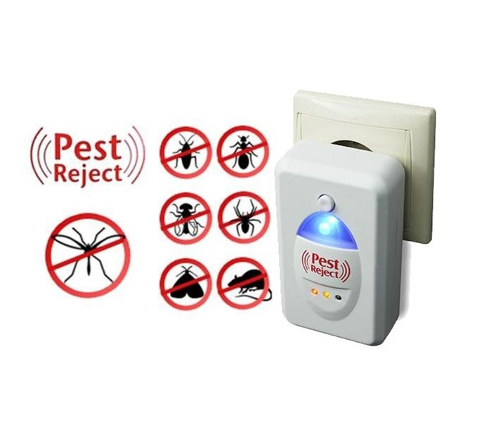 Електромагнітний відлякувач комах і мишей Pest Reject 10.5х6.5 см, фото 1