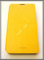 Жовтий шкіряний чохол Mofi для смартфона Microsoft Lumia 535