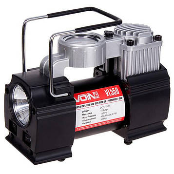 Компресор 150psi/15Amp/40л/ліхтар/прикур. "VOIN" VL-550