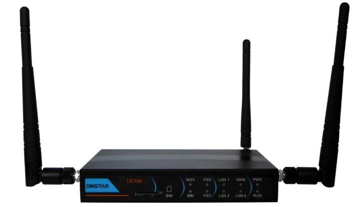 GSM шлюз с IP-АТС Dinstar UC100-1G1S1O