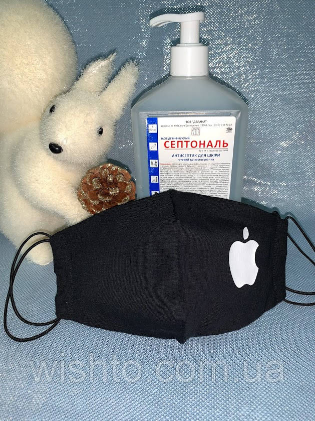 Маска трикотажна з логотипом iphone