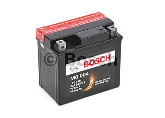 Аккумулятор мото 4 Ah 80A AGM 12V АКБ BOSCH 0092M60040 YTX5L-4 / YTX5L-BS