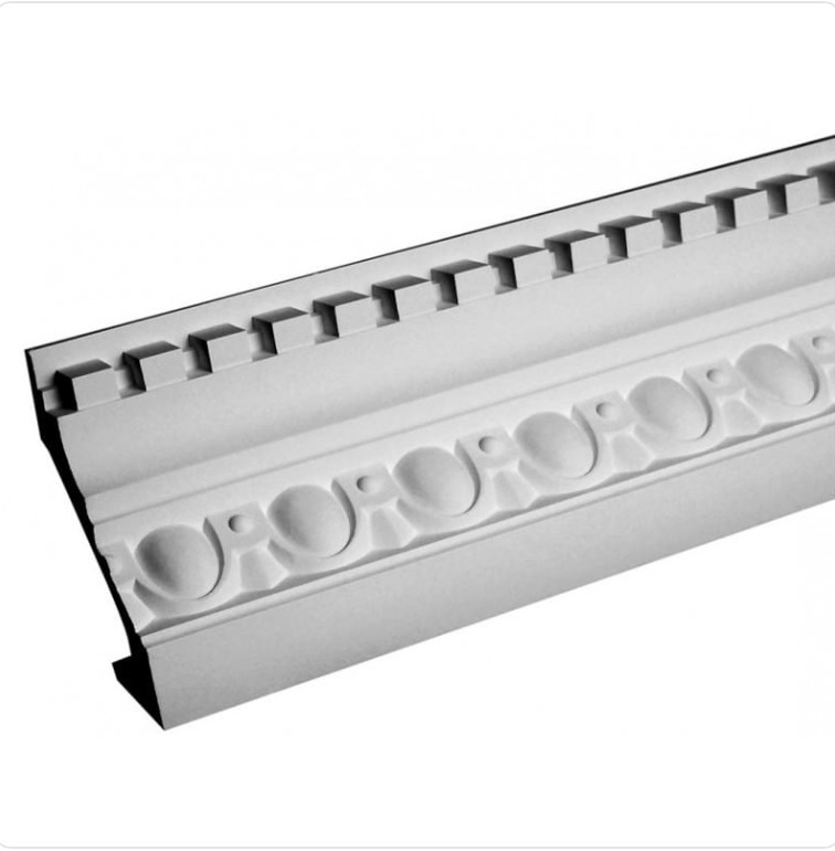 Гіпсовий карниз з орнаментом к76