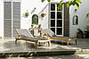 Шезлонги дерев'яні Roble для саду, басейну, тераси, фото 3