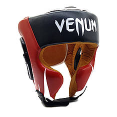Шолом боксерський Venum з відкритим підборіддям із натуральної шкіри