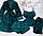 Жіноча велюрова піжама четвірка S хвиля, фото 2