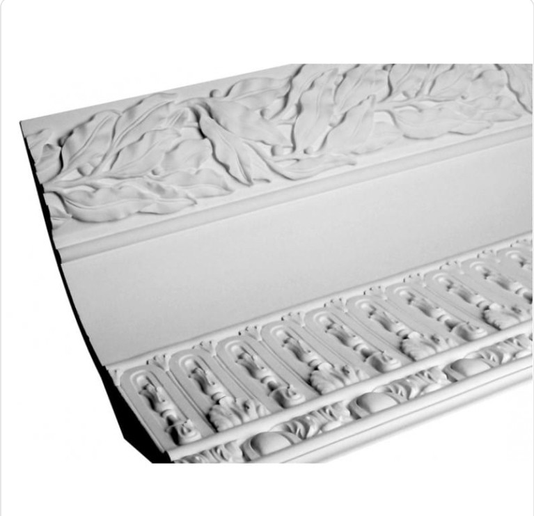 Гіпсовий карниз з орнаментом до89