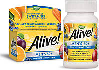 Nature's Way Alive!® Men's 50+ Мультивитамины + минералы+ экстракты для мужчин от 50 лет 50 таблеток
