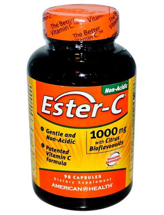 American Health Ester-C 1000 mg 90 Tabs, фото 1