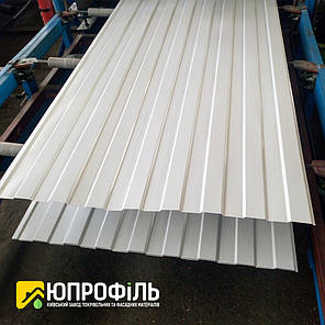 Профнастил для забору С8 Білий (RAL 9003), фото 2