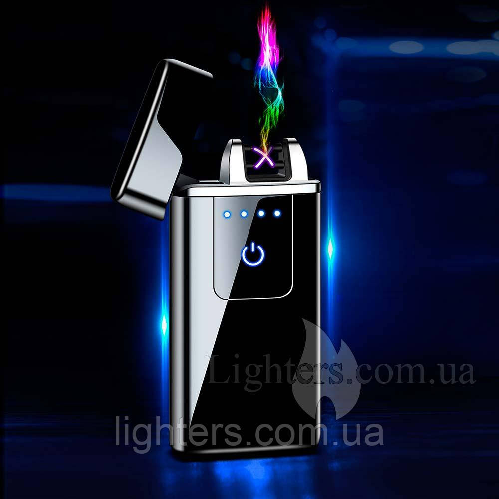 Електроімпульсна запальничка USB дводугова в подарунковій упаковці LG-554