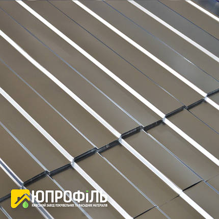 Профнастил для забору С8 оцинковка, профільований настил для забору, ціна за аркуш 2 м., фото 2