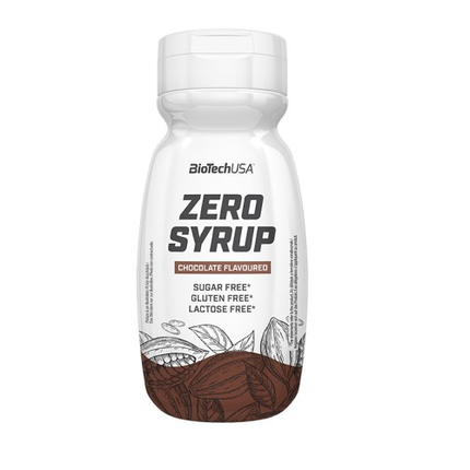 Низькокалорійний сироп BioTech Zero Syrup 320 ml Chocolate, фото 1