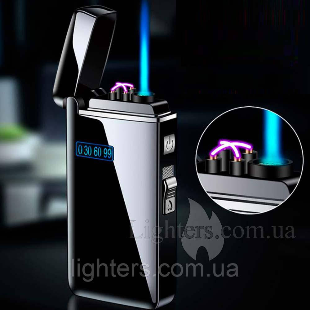 Електроімпульсна запальничка USB + турбо в подарунковій упаковці LG-568