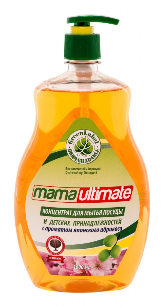 Рідина для миття посуду і дитячих речей, Японський Абрикос 1000 мл (044677)