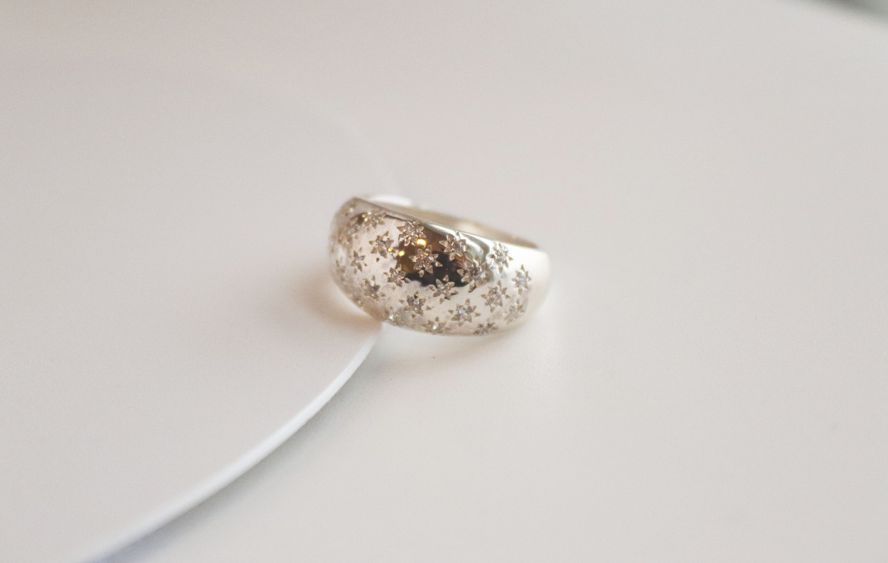 Срібна каблучка Чумацький шлях DARIY 157к