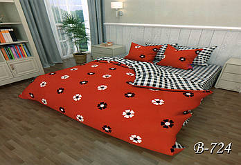 Полуторна постільна білизна Тет-А-Тет В-724 бязь